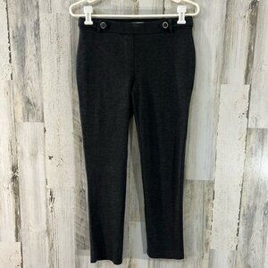89th + Madison Dress Stretch Pants Size PSmall Dark Gray